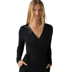 PrAna Foundation Long Sleeve Wrap Dress - Women's -Togs Lane Sales Store 1112292 800 auto