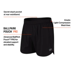 Saxx Hightail 2N1 5" Running Short - Men's